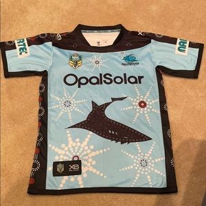 NRL Telstra Cronulla Sharks Rugby Jersey
